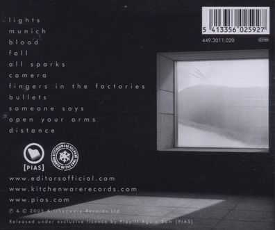 Editors: Editors: The Back Room - - (CD / T)