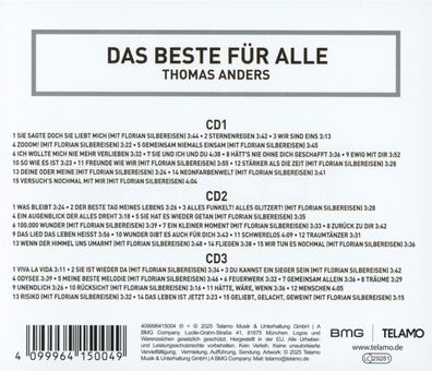 Thomas Anders: Thomas Anders: Das Beste für Alle - - (CD / D)