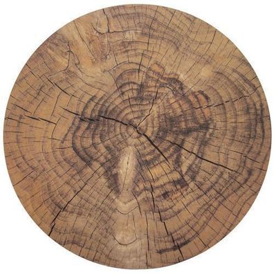 Runde Tischunterlage aus Kork, Holz, 38 cm