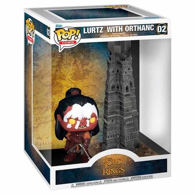 Der Herr der Ringe POP! Town Vinyl Figur Lurtz w/Tower 9 cm