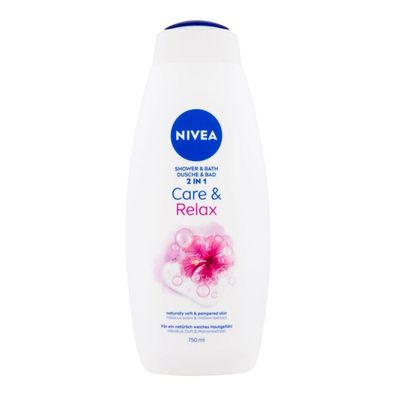 NIVEA Dusch & Badelotion und SHOWER GEL 2in1 Care&Relax 750ml