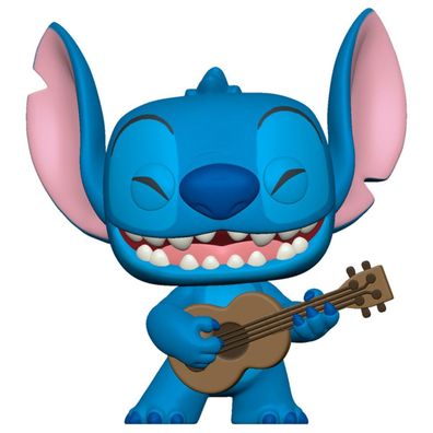 Lilo & Stitch POP! Disney Vinyl Figur Stitch w/Ukelele 9 cm