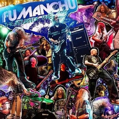 Fu Manchu: The Return Of... live (white W/ 3-color Splatter Vin