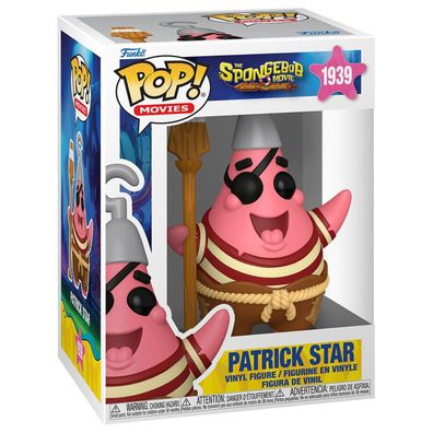 SpongeBob Schwammkopf POP! Vinyl Figur Patrick Star (Pirate) 9