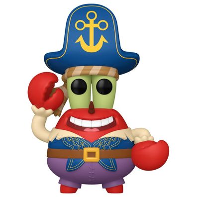 SpongeBob Schwammkopf POP! Vinyl Figur Mr. Krabs (Pirate) 9 cm