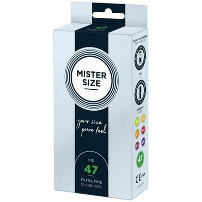 Mister Size MISTER SIZE 47mm Condoms 10pcs