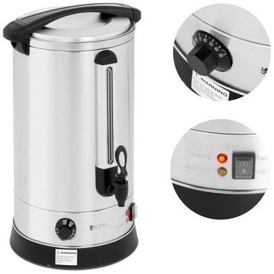 Doppelwandiger Warmwasserbereiter aus Stahl, 20,5 l, 2500 W