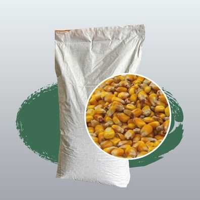 Mais 25 kg, ganzer Körnermais Futtermais gereinigt Hühnerfutter, Wildfutter