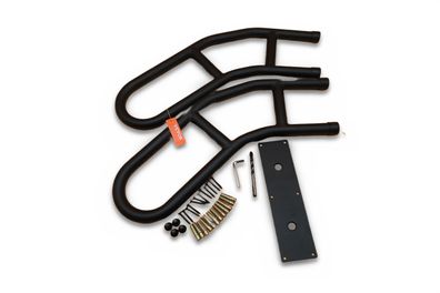 VEVOR Handlauf Set 2 Stück 737 mm U-Form Stahl schwarz für 1-3 Stufen