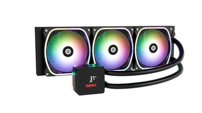 Enermax Aquafusion II 360 ARGB Wasserkühlung AIO Intel AMD Display schwarz