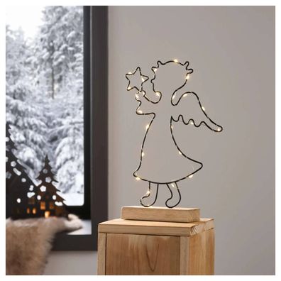 LED-Deko "Engel mit Stern"
