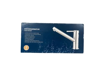 Küchenarmatur verchromt Brausekopf 360° schwenkbar