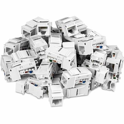 TRENDnet Keystone-Buchsen 50er-Pack Cat6 werkzeuglos 90°