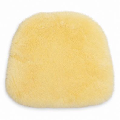 Sheep Dreams Lammfell Stuhlauflage | Rutschfest | Echtes Lammfell | 40x37 cm