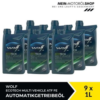Wolf EcoTech Multi Vehicle ATF FE Getriebeöl 9x1 Liter