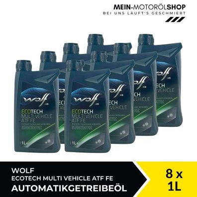 Wolf EcoTech Multi Vehicle ATF FE Getriebeöl 8x1 Liter