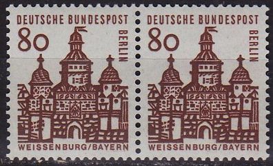 Germany BERLIN [1964] MiNr 0249 ( * */mnh ) [01] Architektur 2er