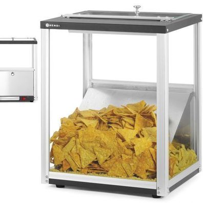 Beheizte Vitrine für Nachos und Nüsse 30 l 300 W - Hendi 282779