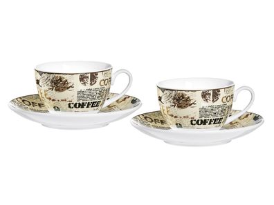 Ritzenhoff & BREKER Cappuccinotasse Crema 220ml 2er Set