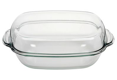 Bohemia Cristal Geflügelbräter mit Deckel 8 l 42x26x17cm