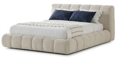 Bett geräumig komfortabel Stil Modern weiß praktisch bequem Schlafzimmer