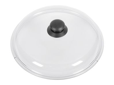 KARL KRÜGER Glasdeckel mit Kunststoffknopf 28cm