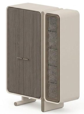 Schaufenster Stil modern braun komfortabel Wohnzimmer bequem geräumig