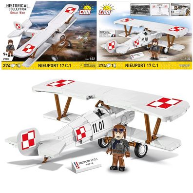 COBI 2998 Historical Collection Nieuport 17 C.1 PL (1:32)