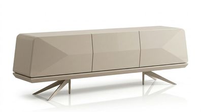 TV Board Stil modern beige praktisch Wohnzimmer geräumig komfortabel