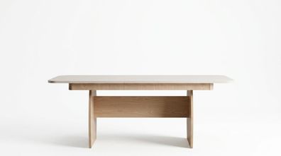 Tisch Stil modern beige rechteckig bequem praktisch Wohnzimmer ausziehbar