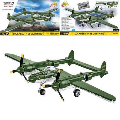 COBI 5882 Historical Collection WW2 Lockheed P-38 Lightning (1:48)
