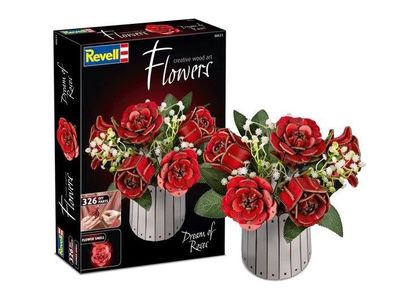 Revell Flowers 00631 Dream of Roses - Holzbausatz mit Duftring