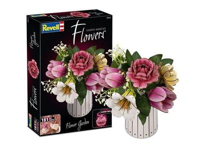 Revell Flowers 00632 Flower Garden - Holzbausatz mit Duftring