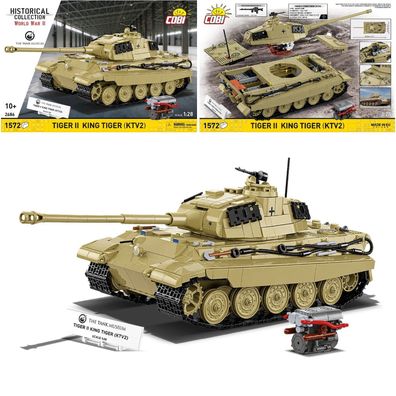 COBI 2686 Historical Collection WW2 Tiger II King Tiger (KTV2) (1:28)