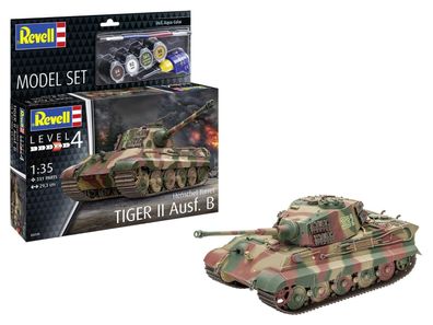 Revell 63249 Build+Paint Set Tiger II Ausf. B (1:35) inkl. Zubehör