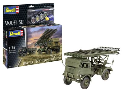 Revell 63338 Build+Paint Set W.O.T. 8 BM-13-16 Katyusha/Cargo (1:35)