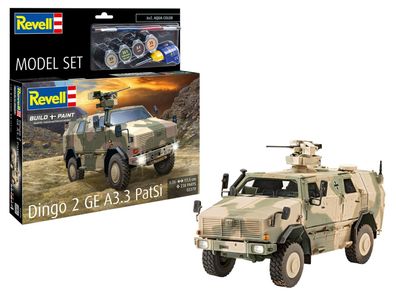 Revell 63370 Build+Paint Set Dingo 2 GE A3.3 PatSi (1:35) inkl. Zubehör