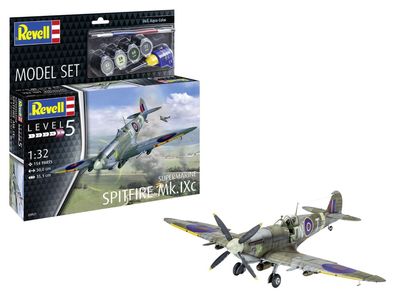 Revell 63927 Build+Paint Set Supermarine Spitfire Mk. IXc (1:35) inkl. Zubehör