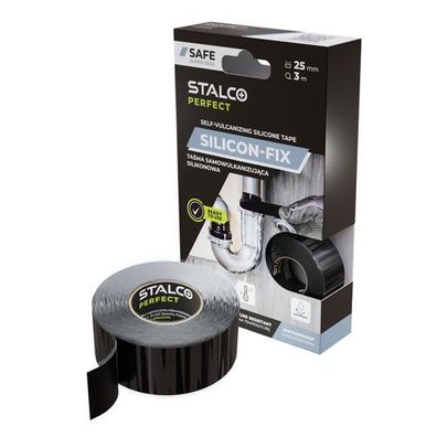 Selbstvulkanisierendes wasserfestes Silikonband 25 mm x 3 m zum Abdichten STALCO