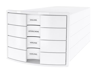 HAN Schubladenbox Impuls DIN A4/C4 weiß