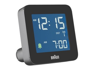 BRAUN Funkwecker digital 7,5x7,5x4,5cm schwarz