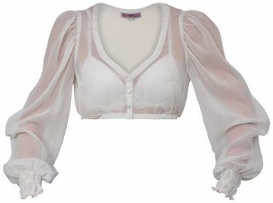 Dirndlbluse Moosbrunn weiß