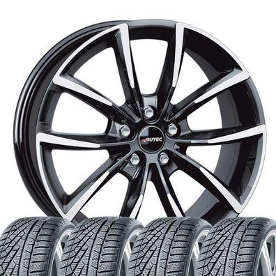 4 Winterräder Autec Astana 8x19 ET45 255/50 R19 107V Continental für Skoda Enyaq,
