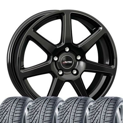 4 Winterräder Autec Tallin 6,5x17 ET38 205/55 R17 95V Hankook für VW Beetle, Golf