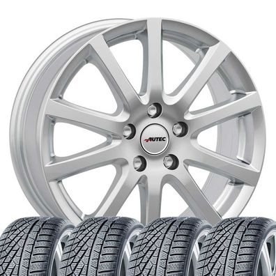4 Winterräder Autec Skandic 8x19 ET30 235/50 R19 103V Continental für VW Tiguan,