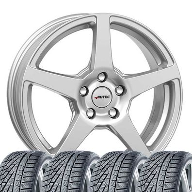 4 Winterräder Autec Valea 7x17 ET46 215/45 R17 91V Hankook für Audi A1