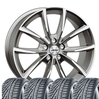 4 Winterräder Autec Astana 7x17 ET40 225/45 R17 94W Hankook für Audi A3 S3