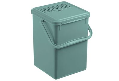 ROTHO Komposteimer mit Aktivkohle 9l Bio Mistletoe green