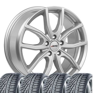 4 Winterräder Autec Vidron 8x19 ET45 235/35 R19 91W Continental für Audi A3, S3, Q2,