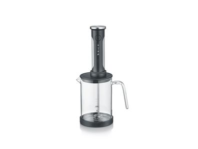 Akku-Milchaufschäumer MS202EU 300 ml Glas schwarz
